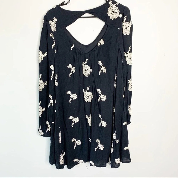 Free People boho floral Dress Size S petite - Picture 2 of 8